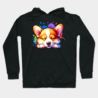 Dreamy Corgi Bliss Hoodie